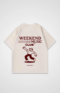 Weekend House Music Club Oversized Shirt