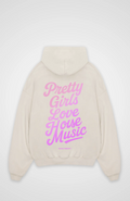 Pretty Girls love House Music Oversized Hoodie